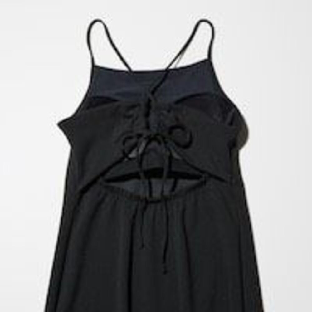 ✨Uniqlo Crepe Jersey Bra Camisole Black Sz XS Dress✨ - Picture 4 of 11